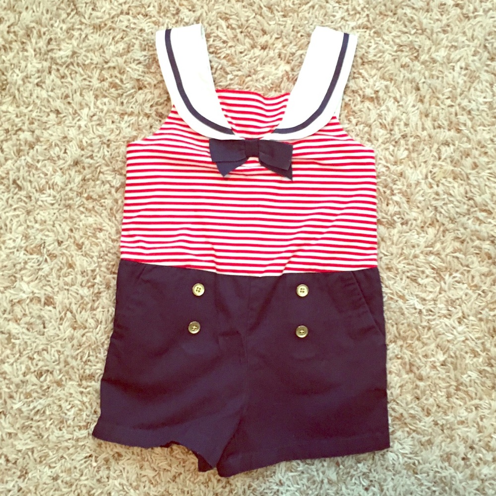 Janie and Jack romper, size 2T